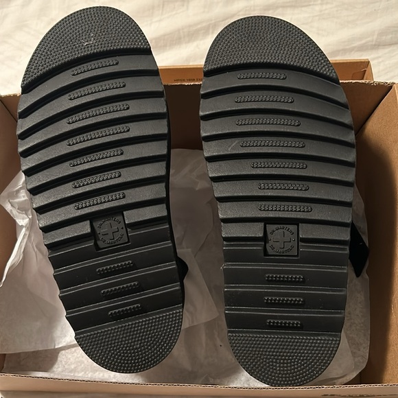 Dr. Martens Women Blaire Quad Black Sandals Size 7 - Picture 3 of 5